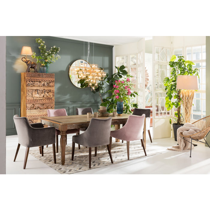 Kare Design Vloerlamp Scultra 1-Lichts Ø55 X H150 Cm - Beige