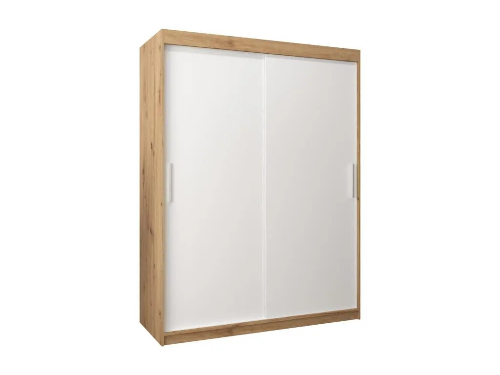 Armario Nidovia puertas correderas 200/150/62 2 puertas artisan/blanco wmh3525821