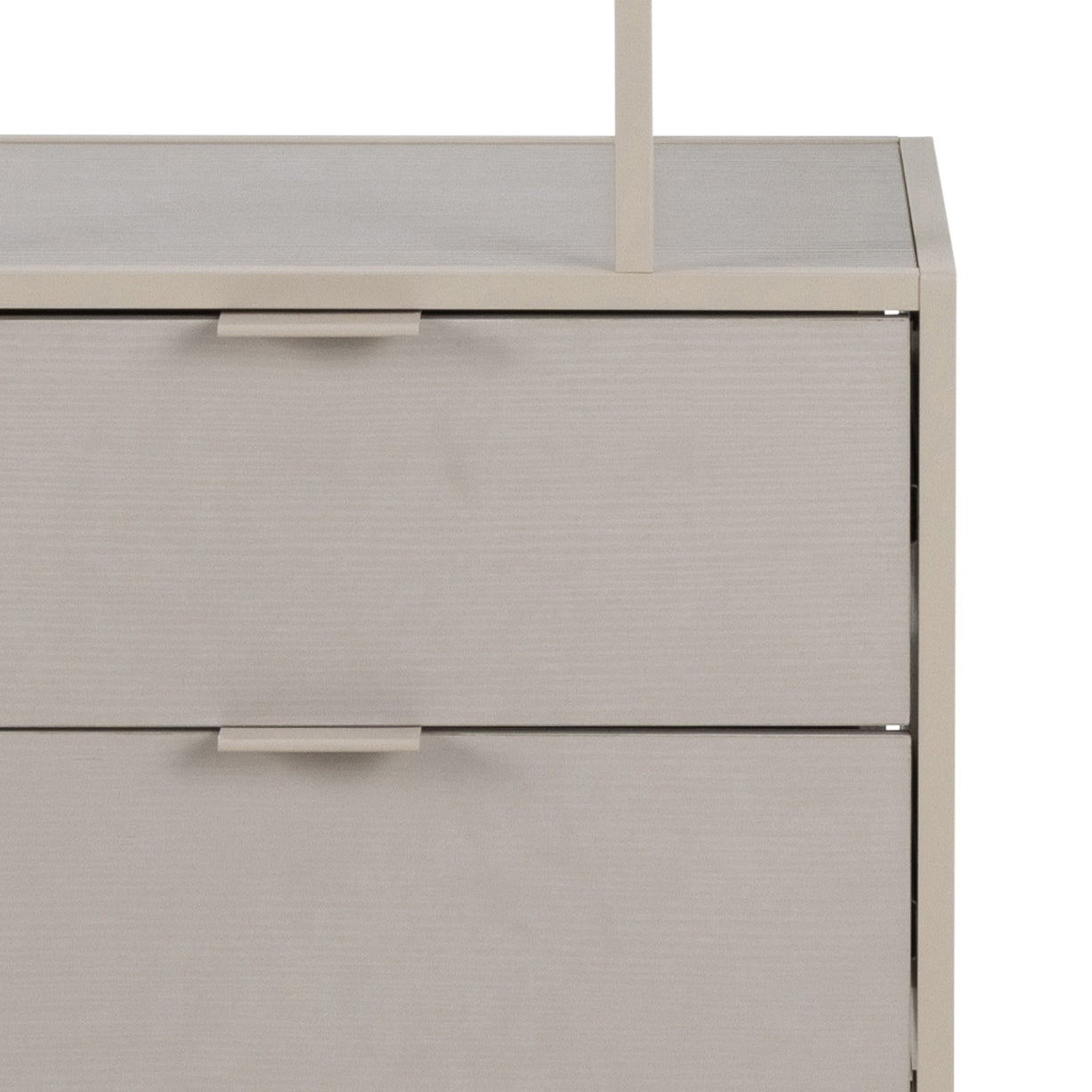 by fonQ Maxim Boekenkast Recht met 2 Lades - Grijs