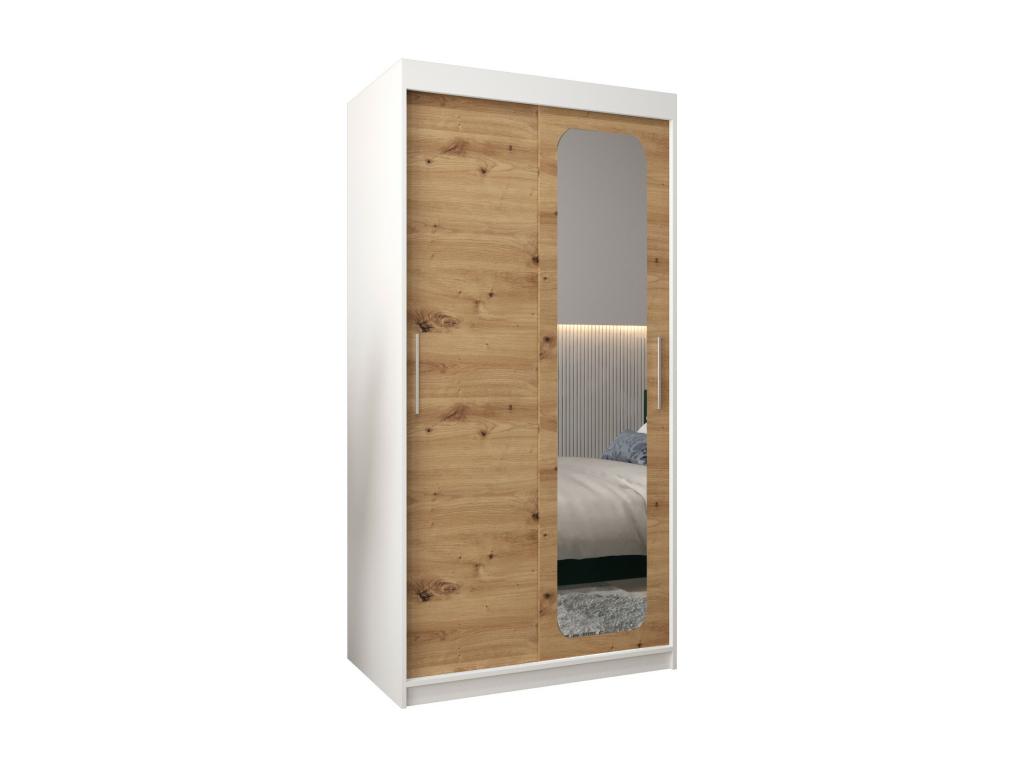 ARMARIO PROMO T2 DE PUERTAS CORREDERAS 200/100/62 2 puertas (blanco/artisan)