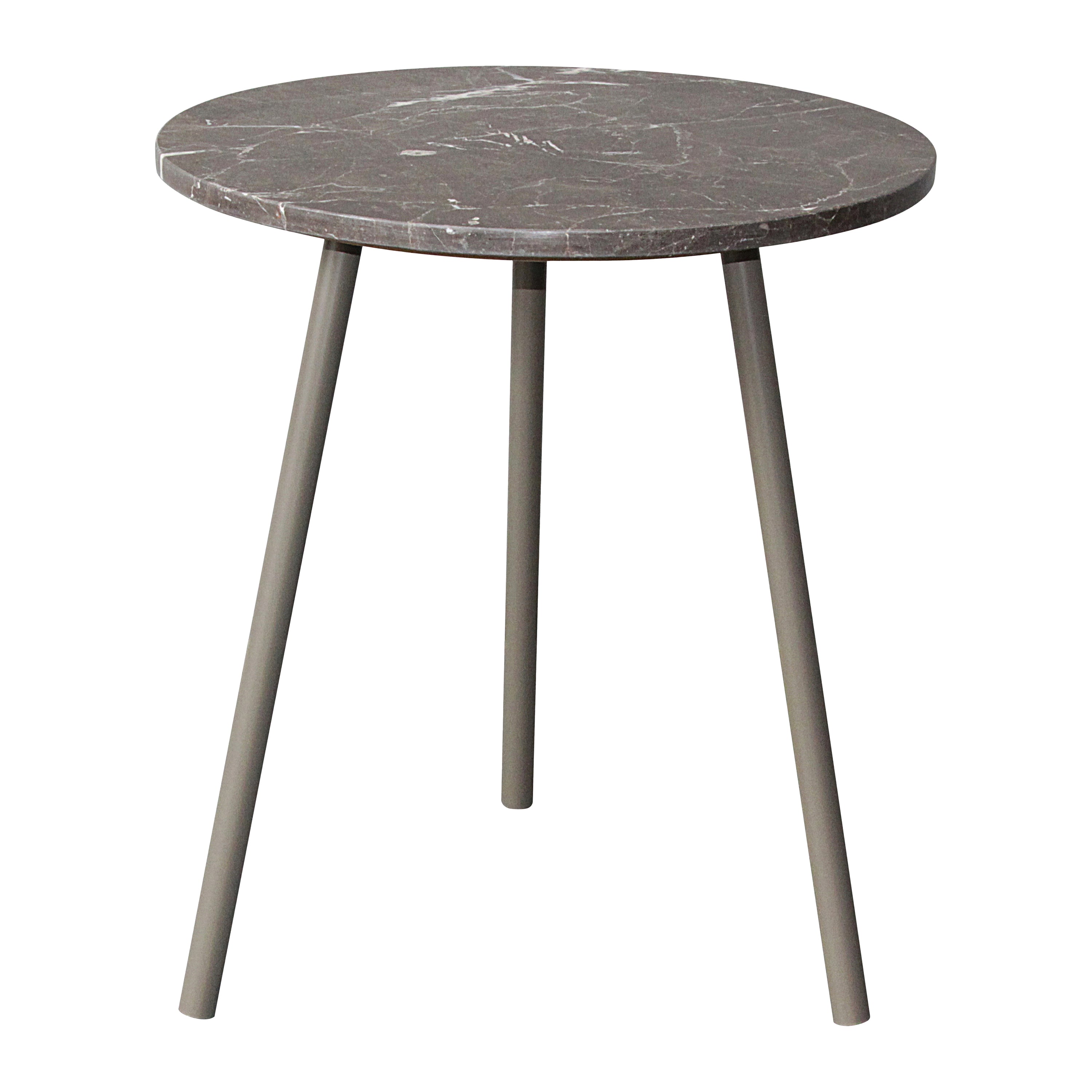 Blokker Vein Bijzettafel H 51 x Ø 45 cm - Bruin