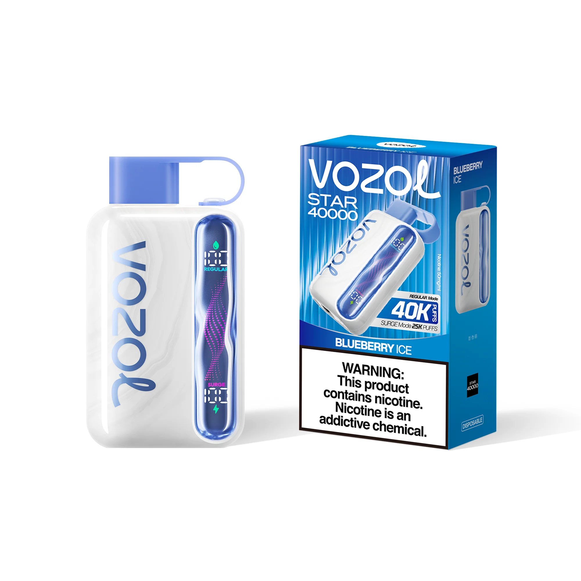 VOZOL STAR 40K eldobható e-cigaretta (minden íz)