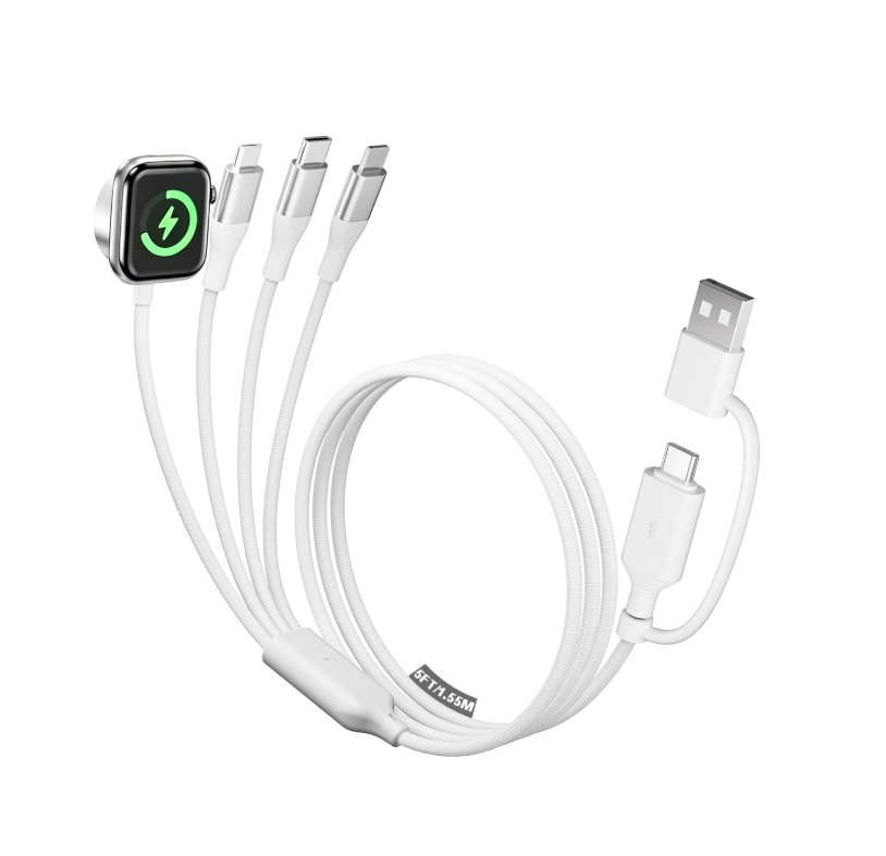 4-in-2 Multi-Functional Charging Cable