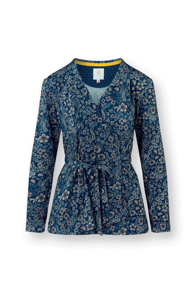 Teagan Vest Long Sleeve Daisy Dreams Blue