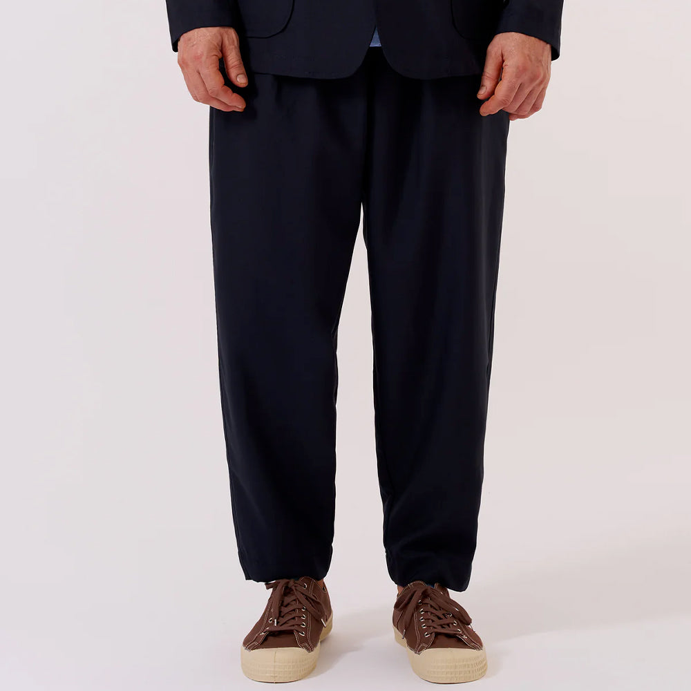 Universal Works - Pantalon Pleated Track - Marine