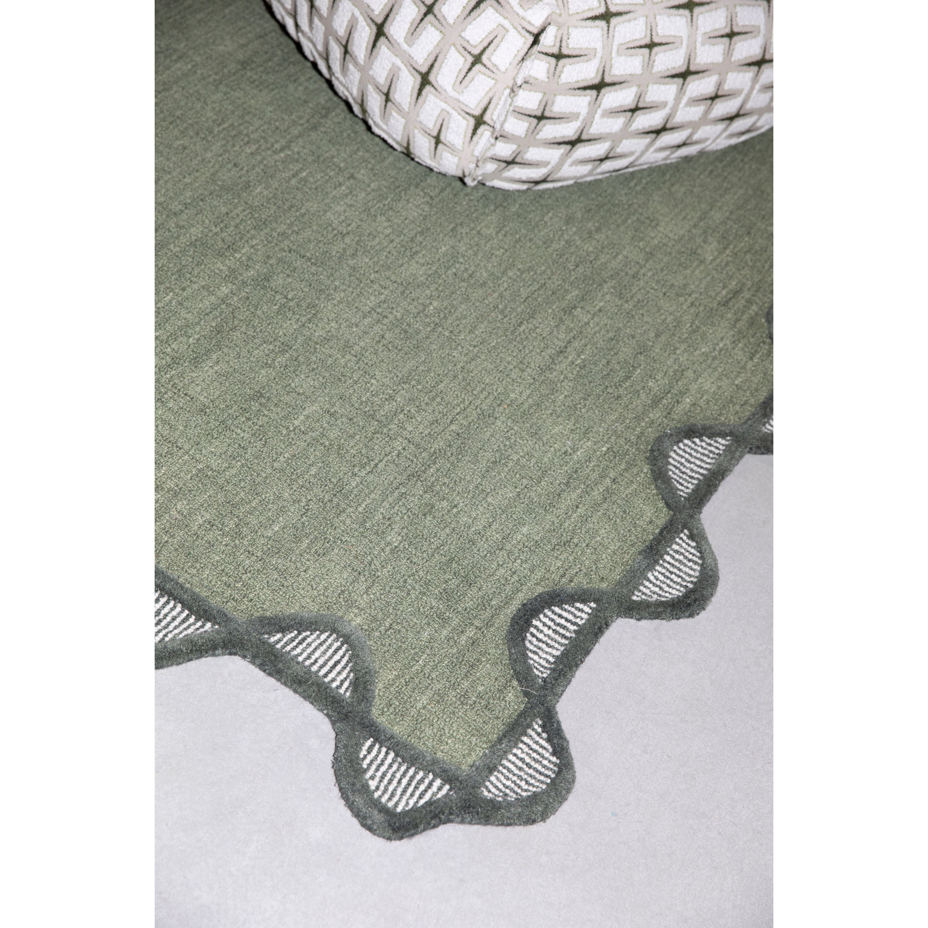 Bold Monkey Sugar Lines Vloerkleed 160 x 230 cm - Groen