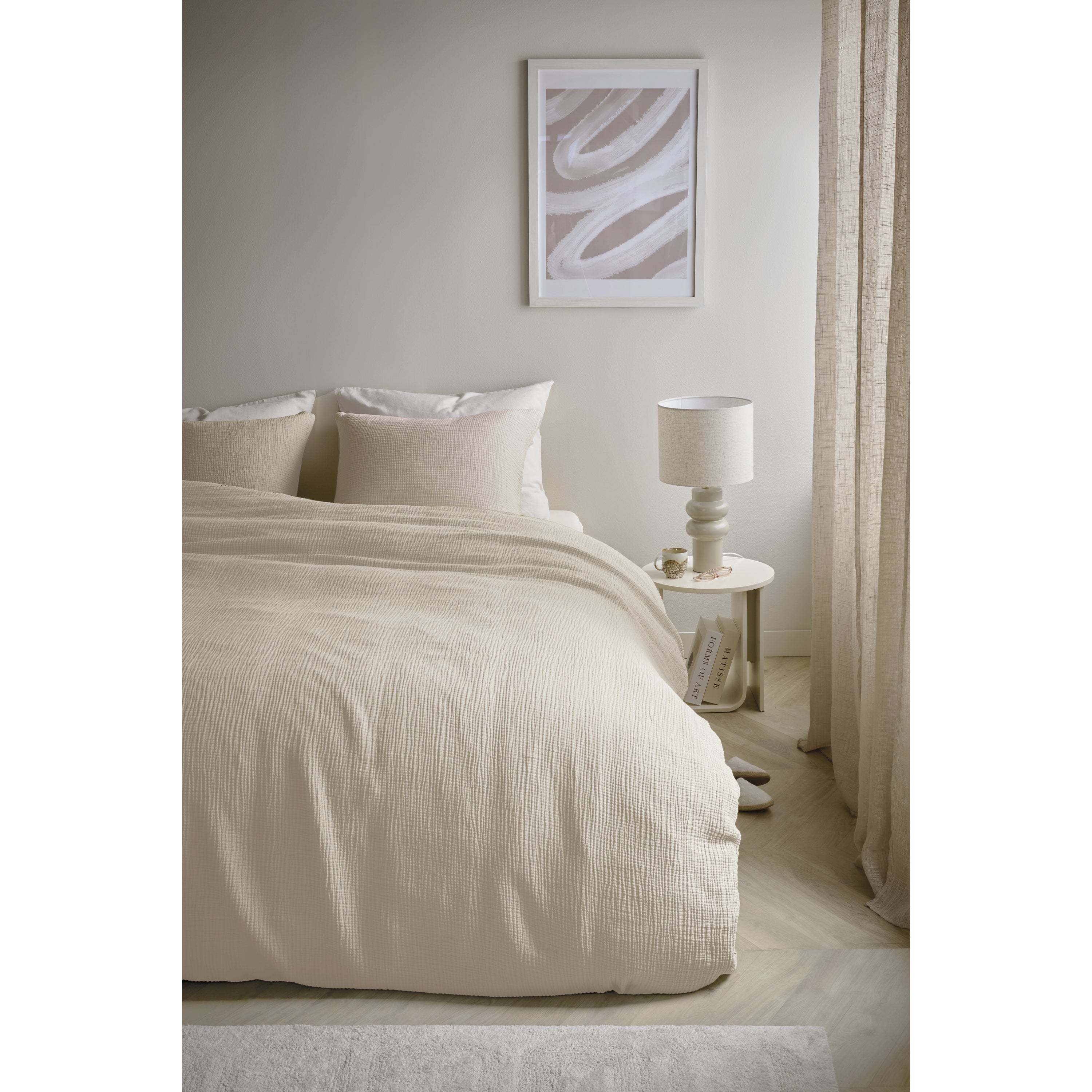 Beddinghouse Mist Zand Dekbedovertrek 140 x 200/220 cm