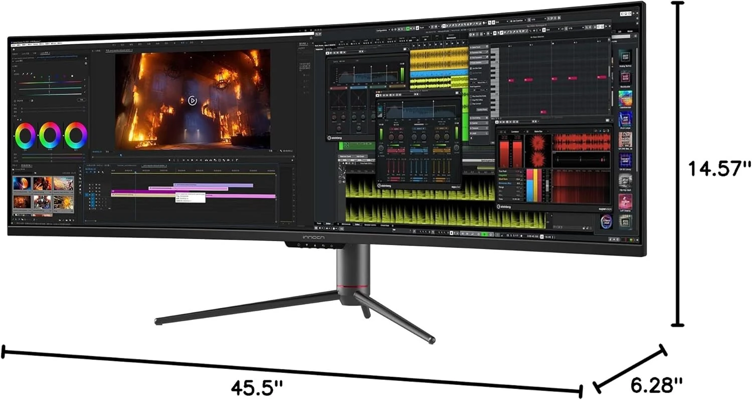 INNOCN 49 Inches Curved Gaming Monitor, 144Hz, HDR400, 32:9 - 49C1G - Image 8 INNOCN 49 Inches Curved Gaming Monitor, 144Hz, HDR400, 32:9 - 49C1G - Image 8