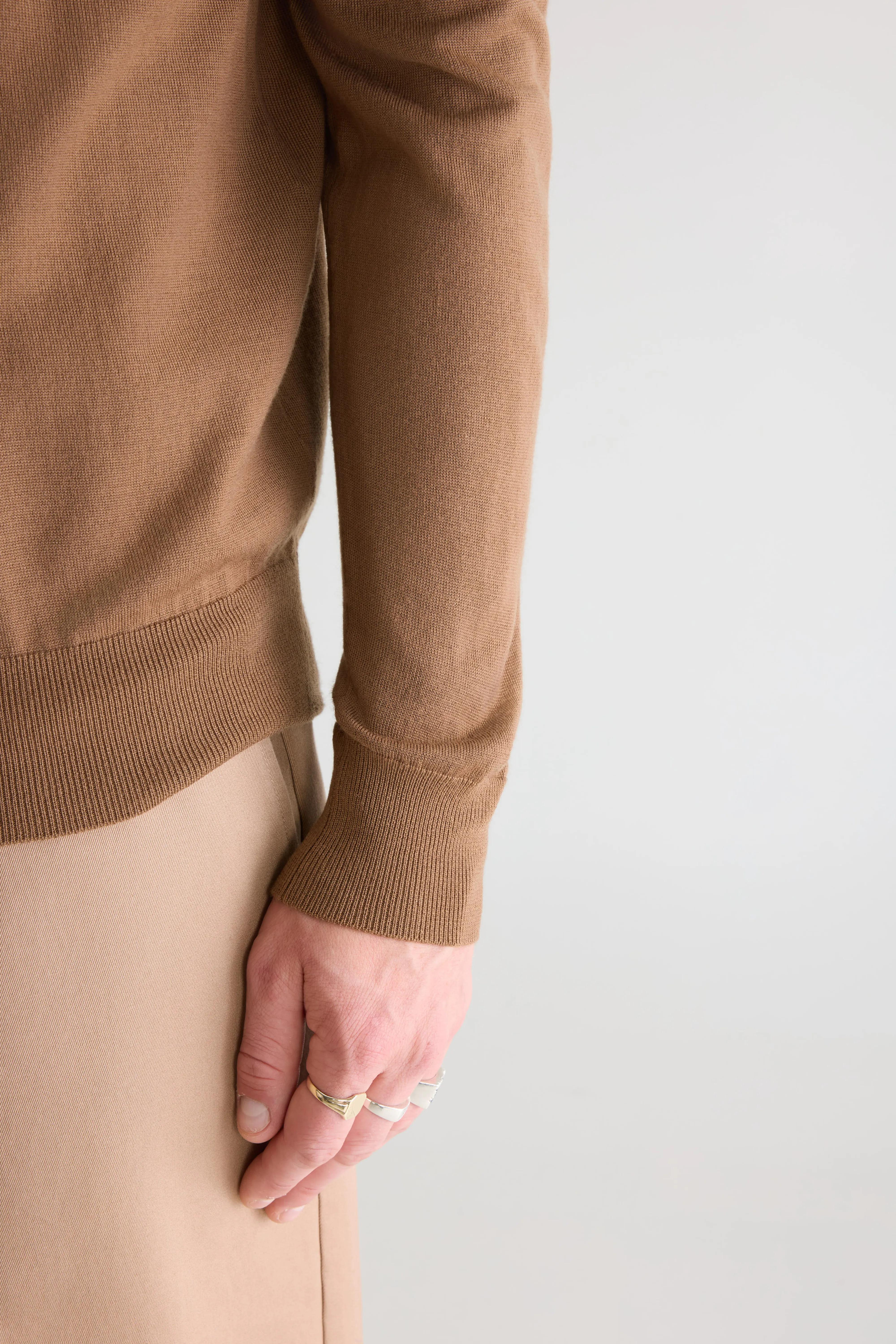 Bellerose Dilles crewneck sweater  (261 / M / CARAMEL)