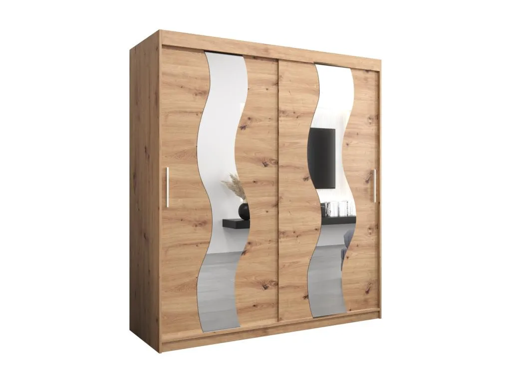 Armario Nidovia puertas correderas 200/180/62 2 puertas artisan/artisan zhf3510016