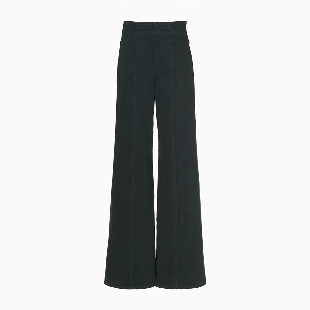 Ulla Johnson - Jeans The Bianca Wide Leg - Vert Hunter