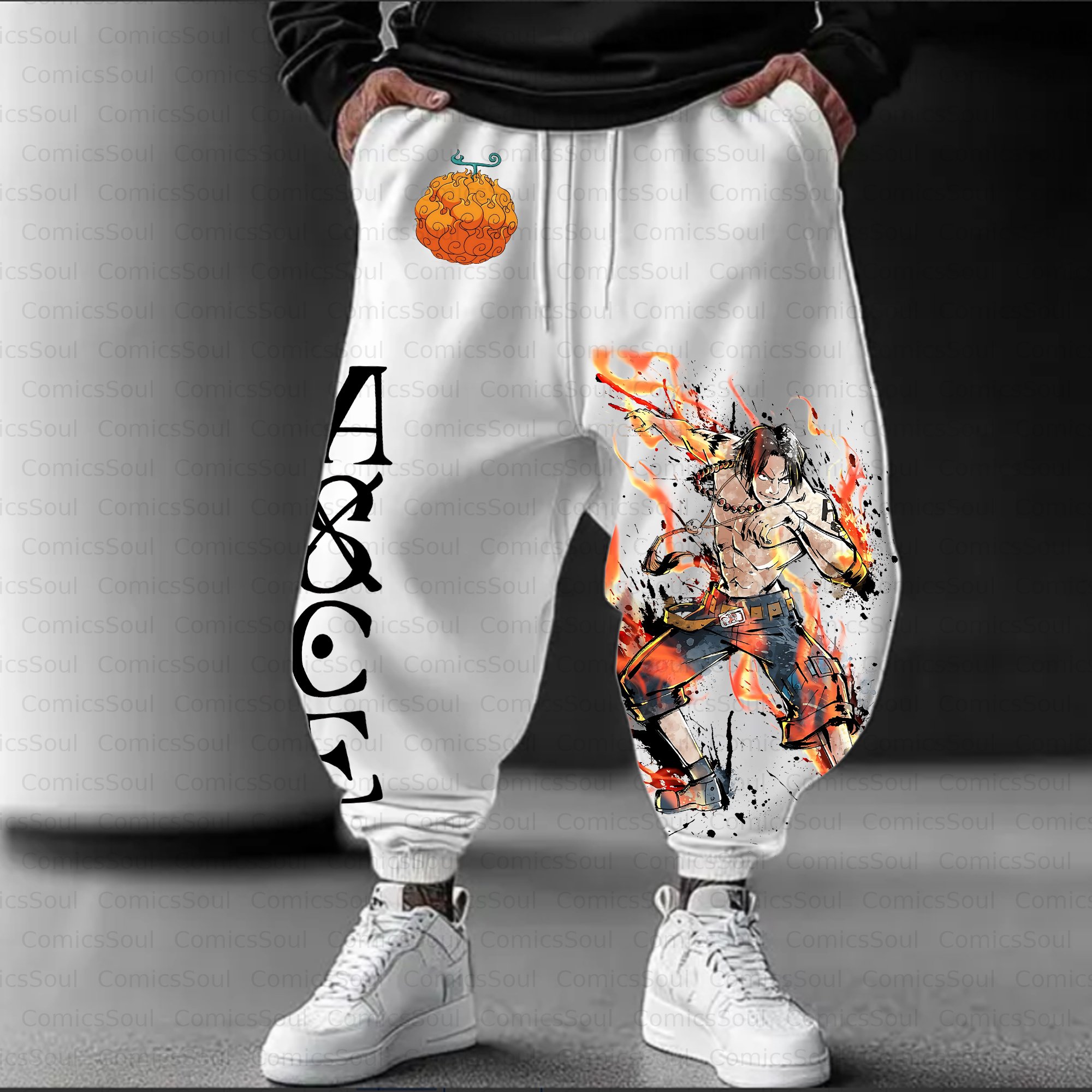 Unisex Casual Anime Streetwear Pant