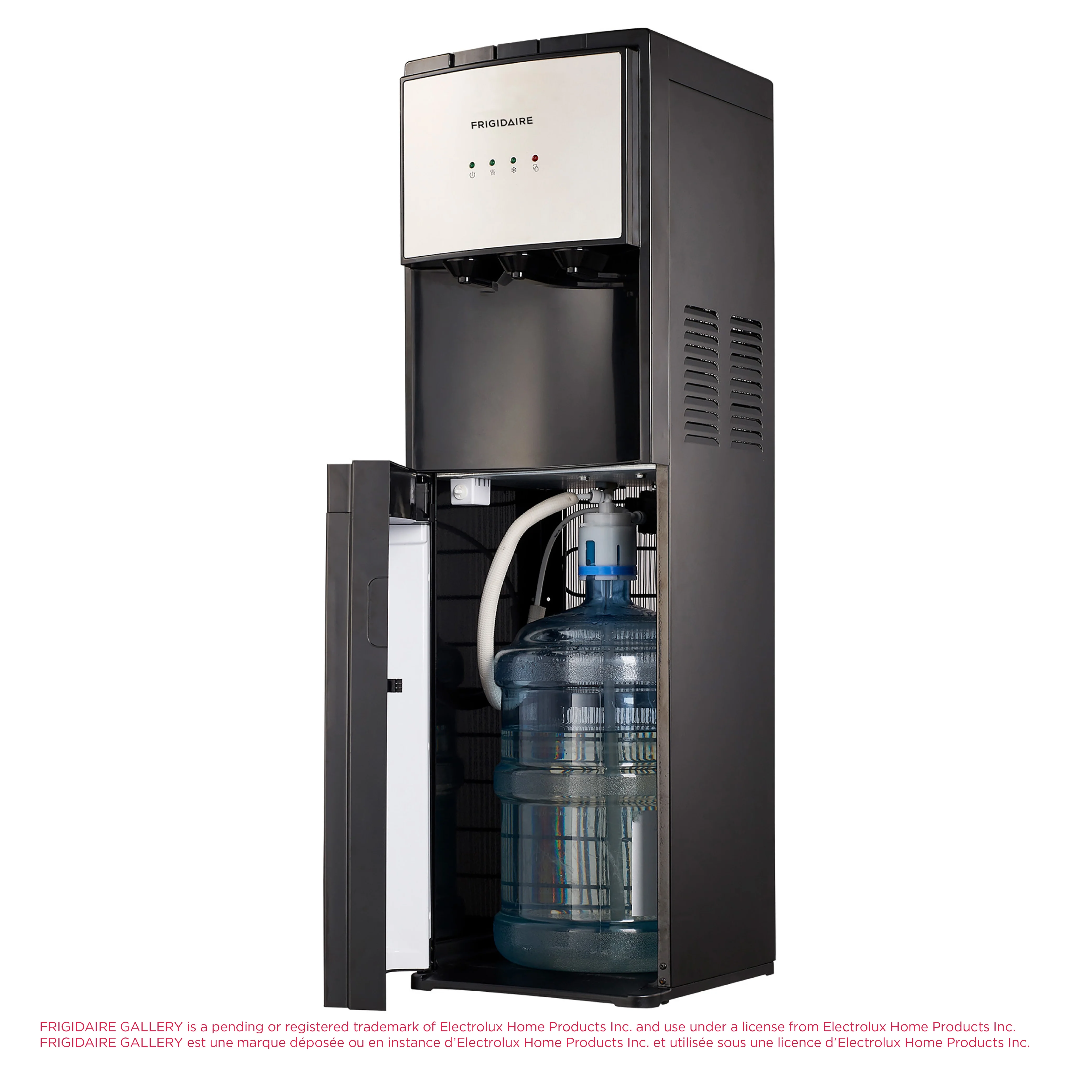 Frigidaire, 5 Gallon Bottom Loading Hot and Cold Water Dispenser EFWC505, Stainless Steel