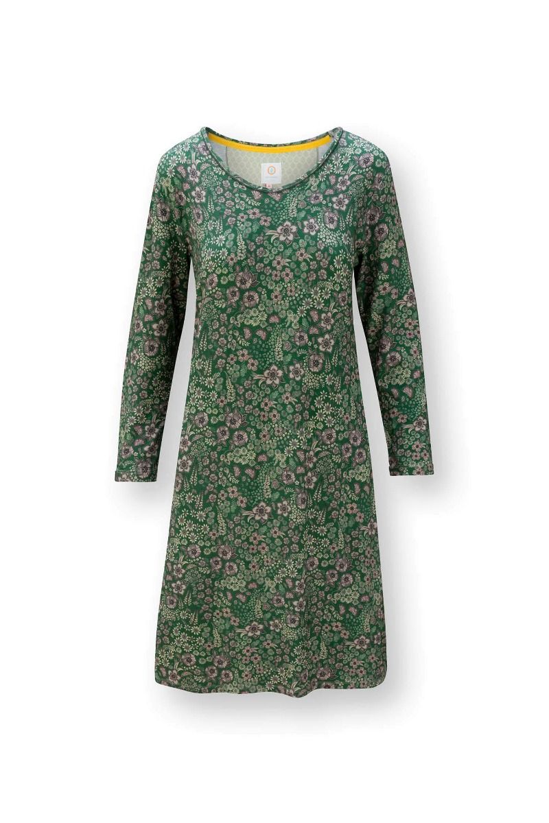 Danai Long Sleeve Nightdress Daisy Dreams Green