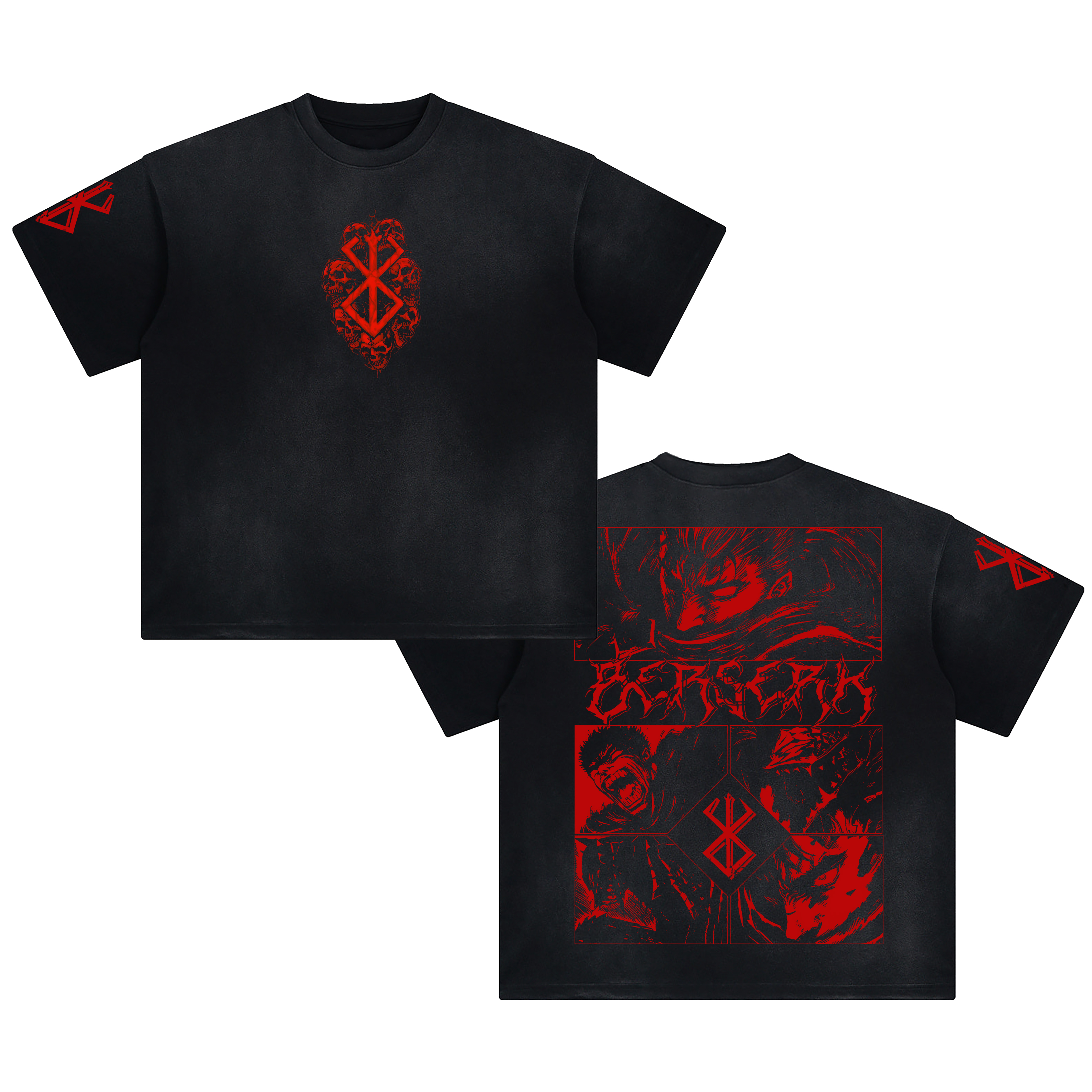 Unisex Anime Inspired Vintage T-Shirt TeeThreads Sustain the Scene with Custom Apparel