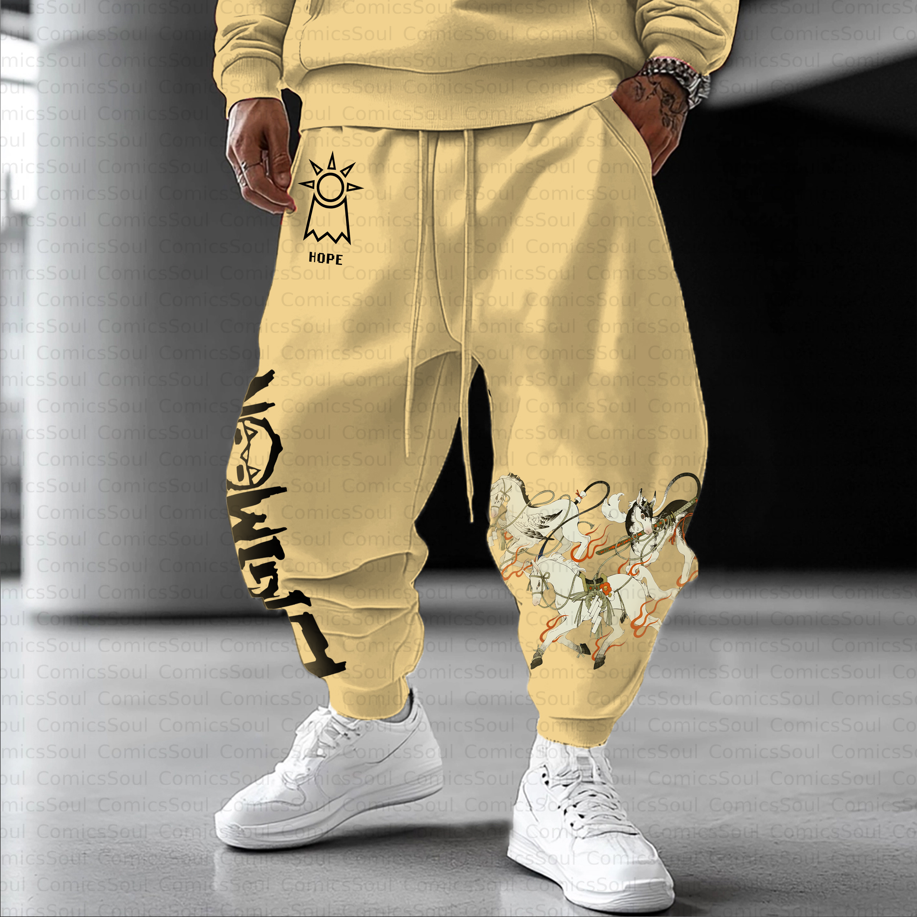 Unisex Casual Anime Streetwear Pant