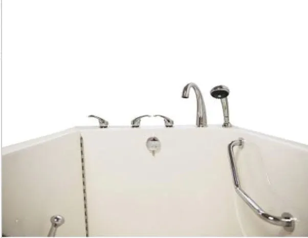 Avora Bath Walk in Left Hand Soaker Tub 55X35X41