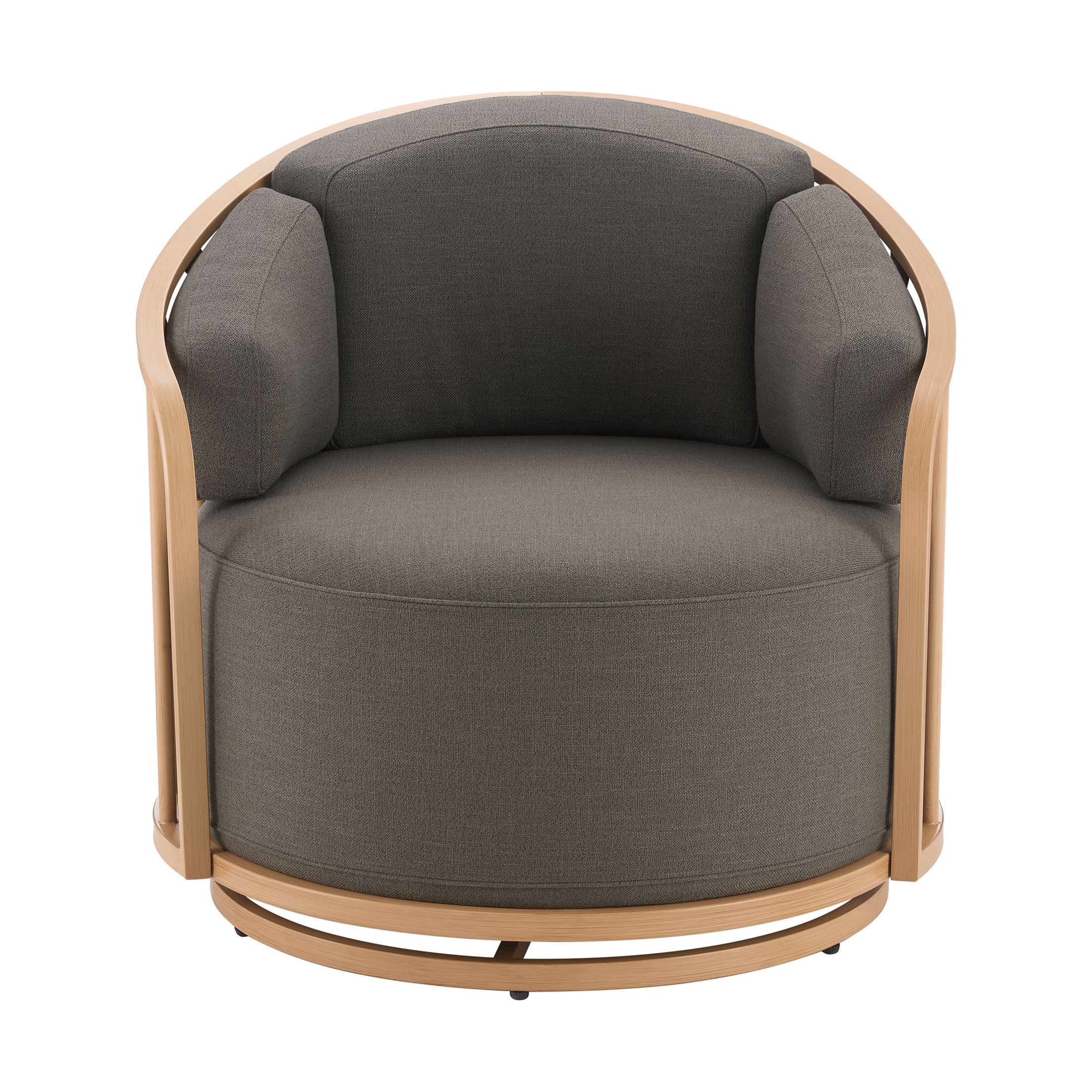 Better Homes & Gardens Lillian Swivel Birdcage Accent Chair, Cream Linen - Image 19
