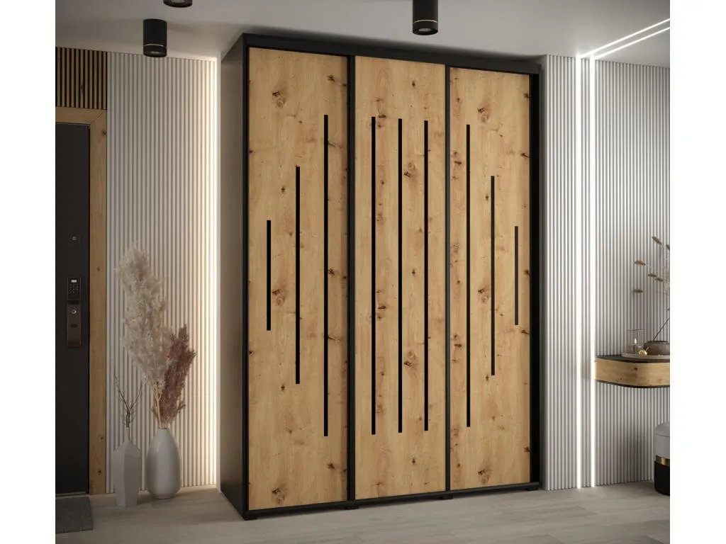 ARMARIO CON PUERTAS BATIENTES 235.2/170/60 3 puertas