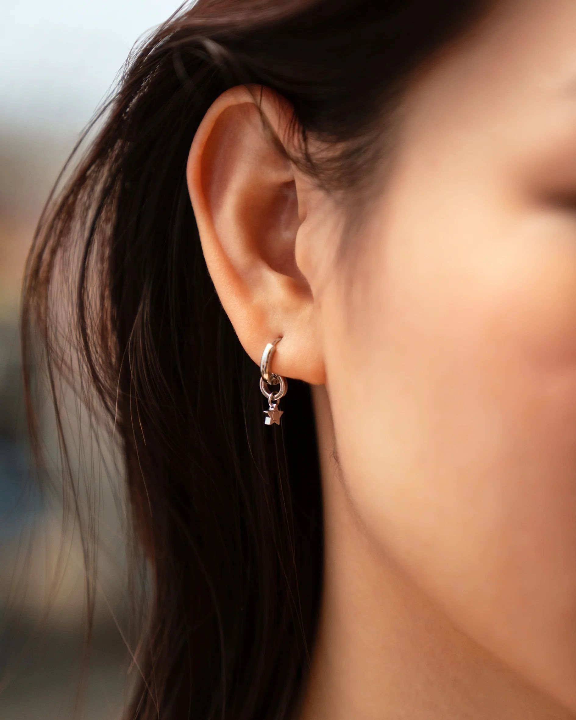 Mini Star White Sapphire Charm
