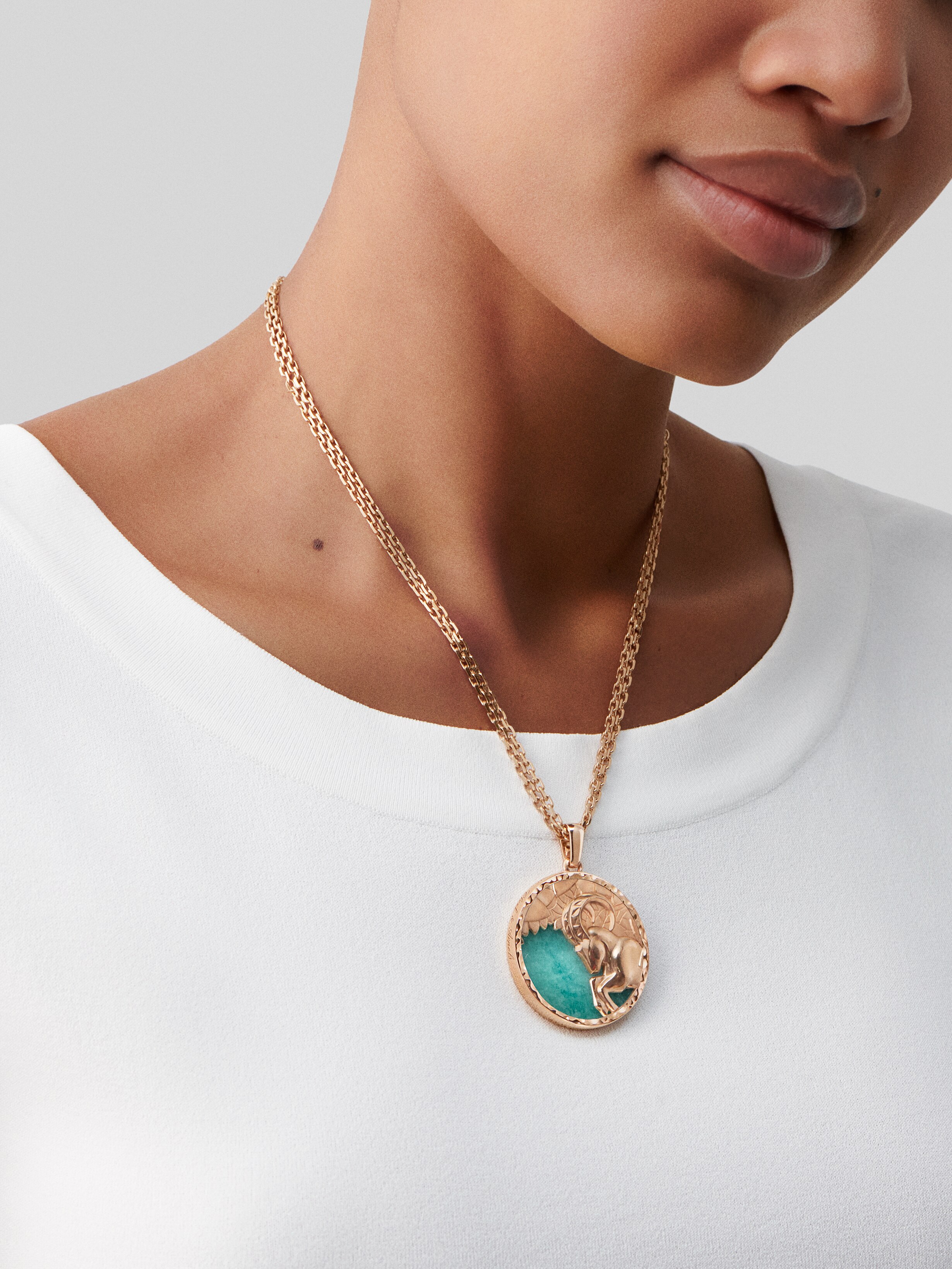 Replicate Zodiaque long necklace Capricorni (Capricorn)(1:1 replica) - Original Replica Club