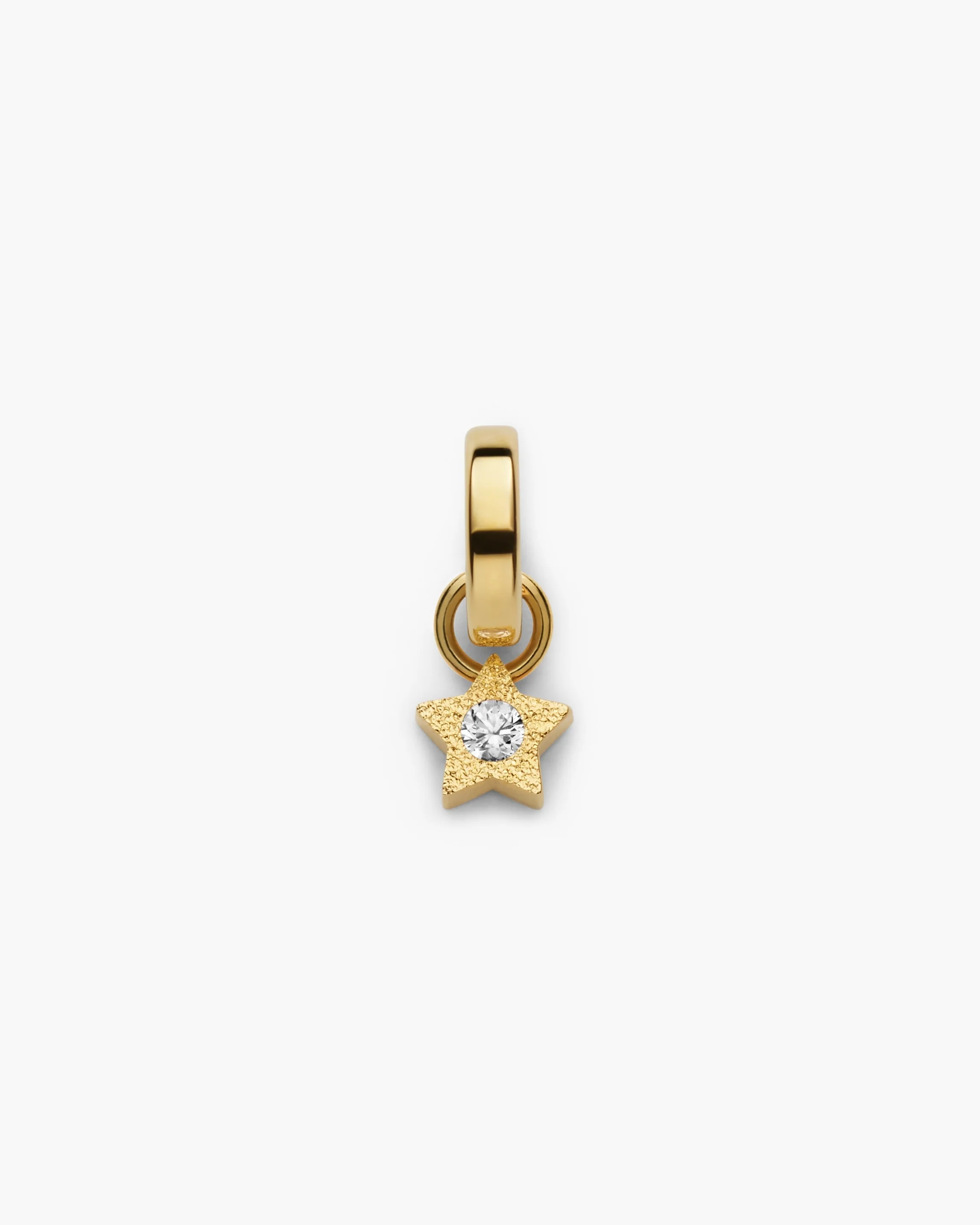 Mini Star White Sapphire Charm