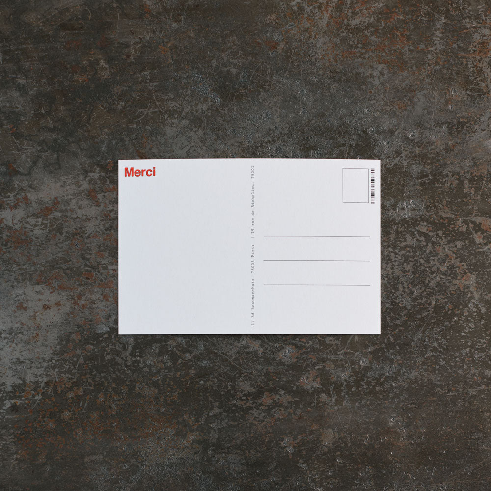 Carte postale - Greetings from Merci