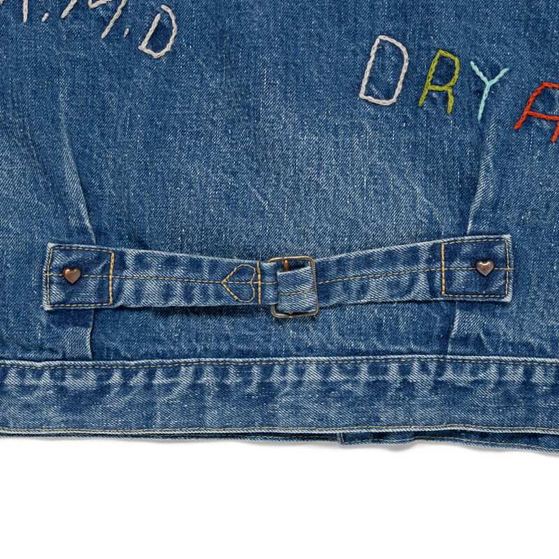 HUMAN MADE EMBROIDERED DENIM WORK JACKET