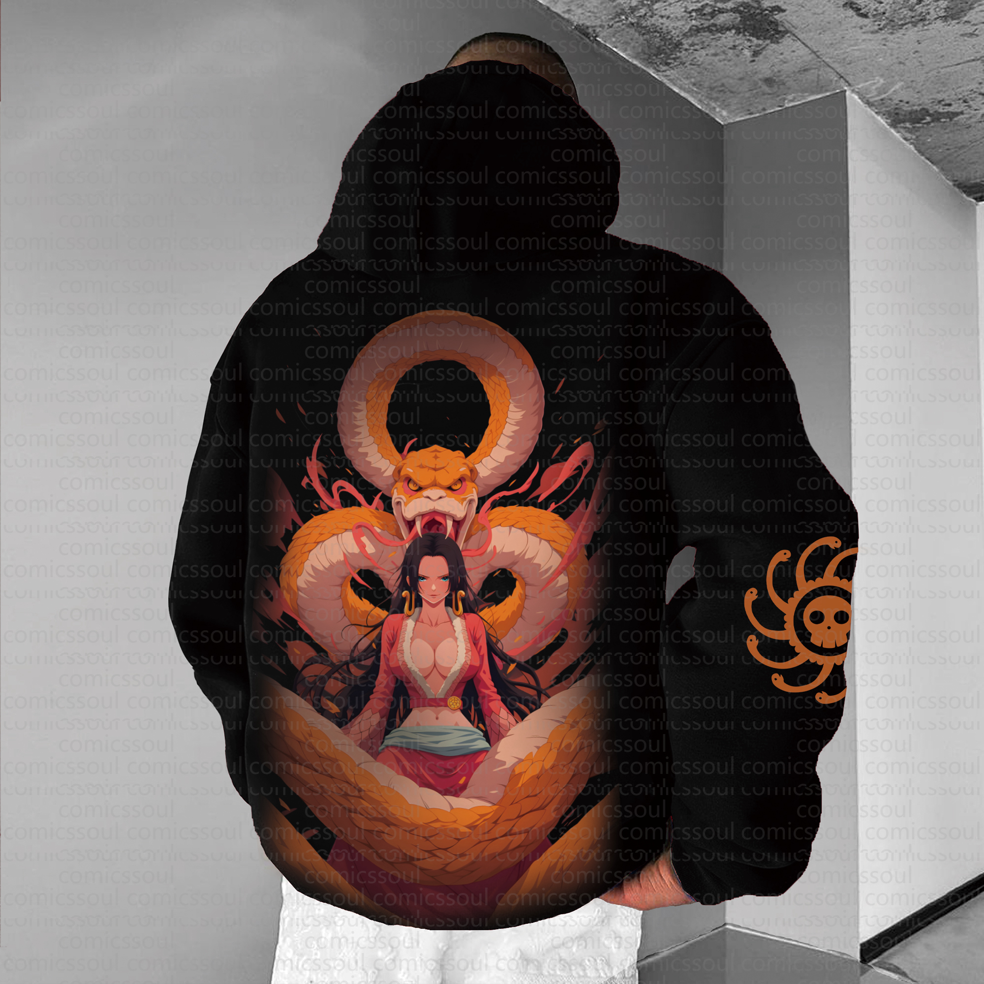 Unisex Anime Graphic Streetwear Vintage Hoodie丨Comicssoul