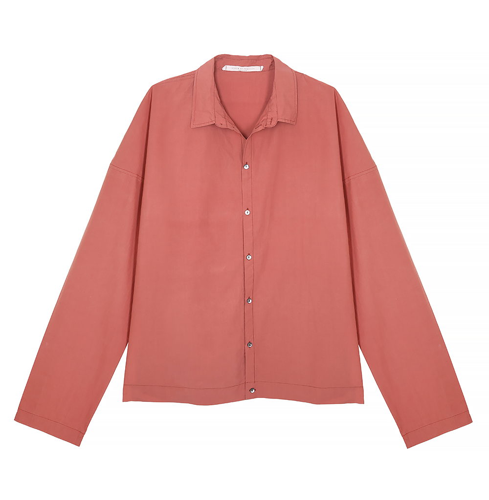 Album Di Famiglia - Chemise Unisex Collar - Coral
