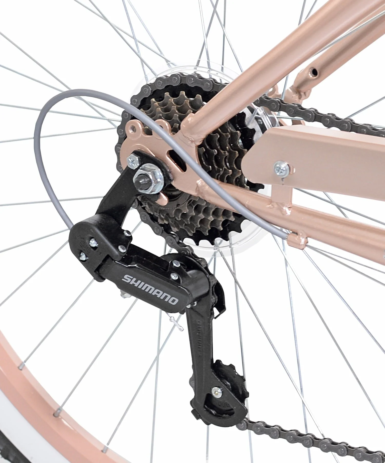 Kent 26 in. Bayside Women's Cruiser Bike, Rose Gold - Image 7