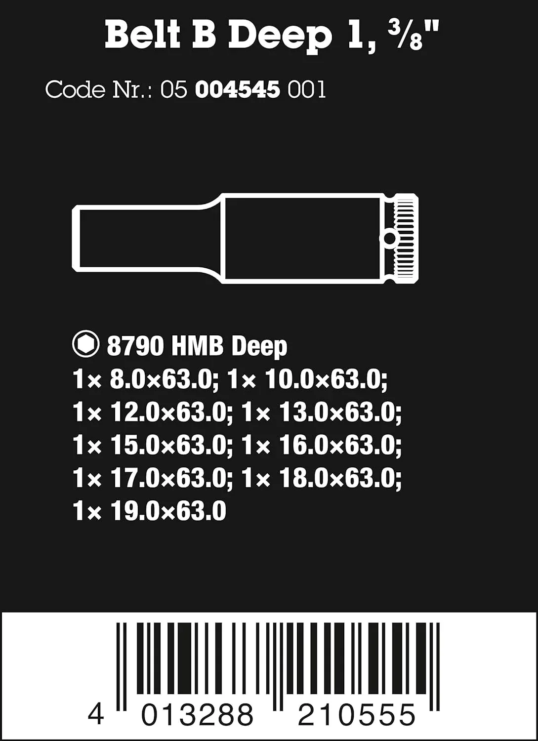 5003594001 8100 SB 2 Zyklop 3/8