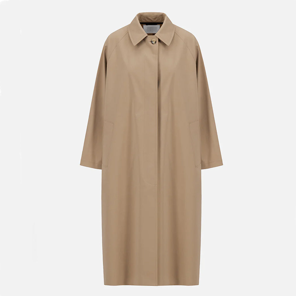 Harris Wharf London - Manteau Balmacaan - Tan
