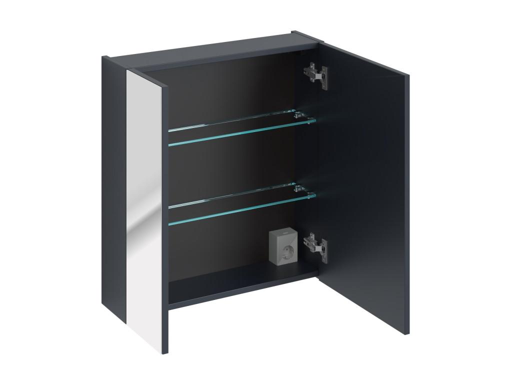 Armarios Con Espejo Confortzx MC60 2D 60x17x65 Azul