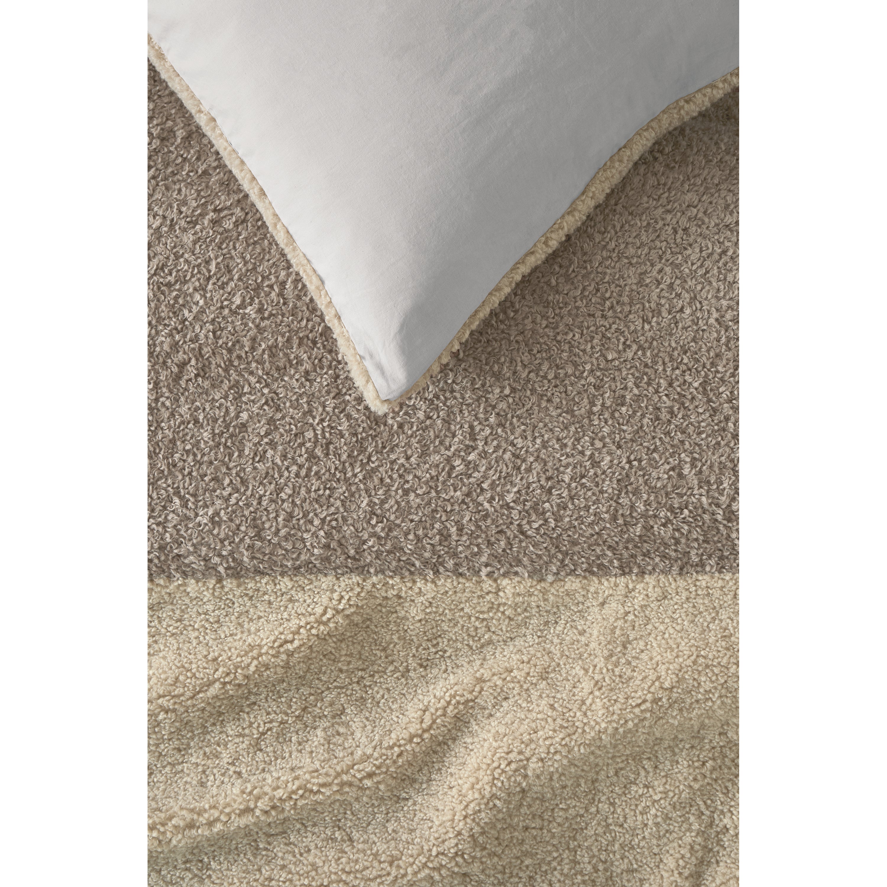 Rivièra Maison Huggle Dekbedovertrek 240 x 200/220 cm - Zand