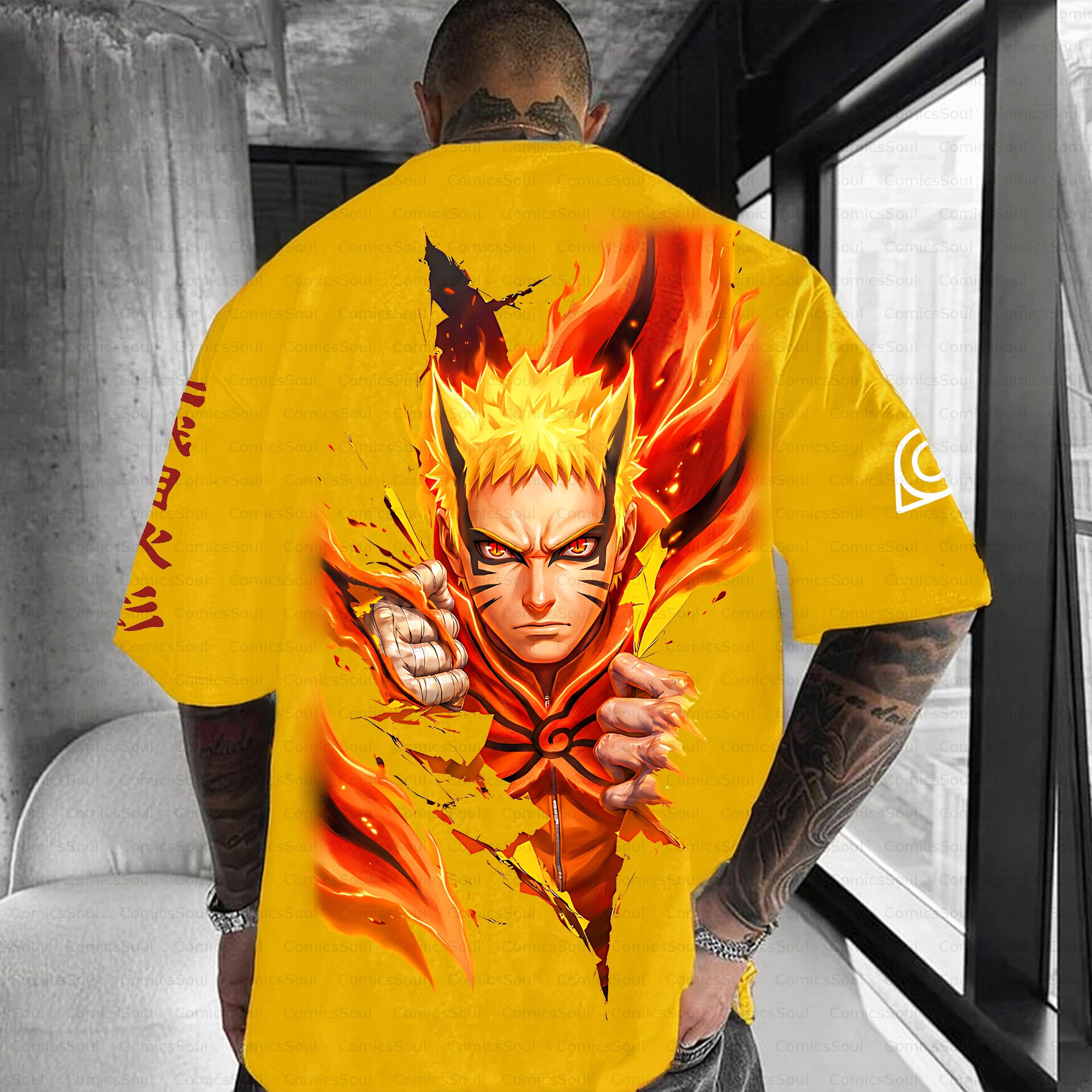 Unisex Anime Inspired Vintage T-Shirt