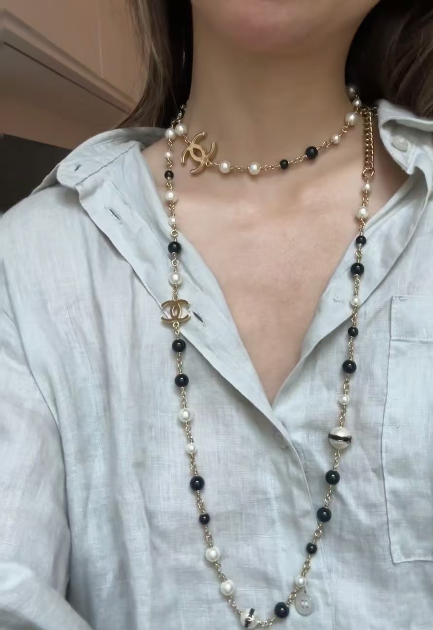Chanel Long Sweater Necklace - Original Replica Club
