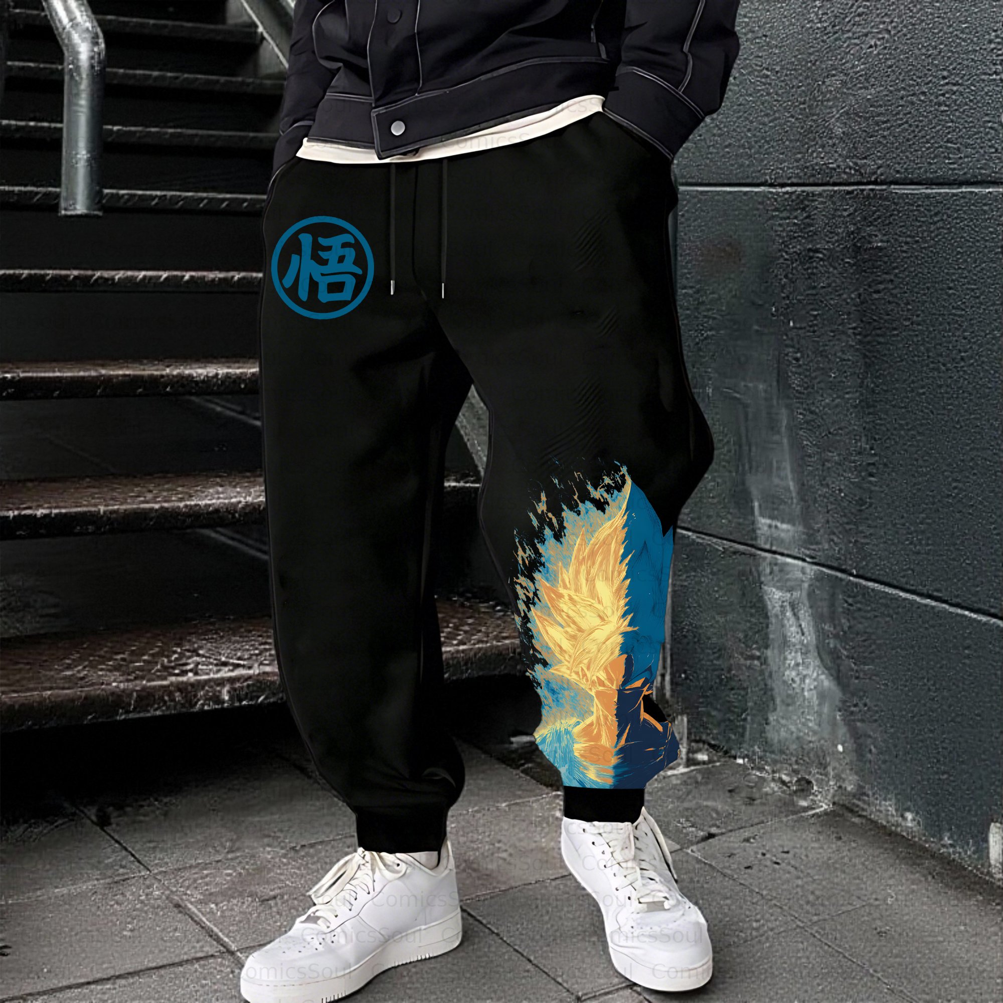 Unisex Casual Anime Streetwear Pant