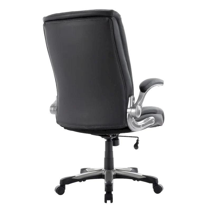 Ergonomic Office Chair with High Back Flip Up Armrests and Rolling Base