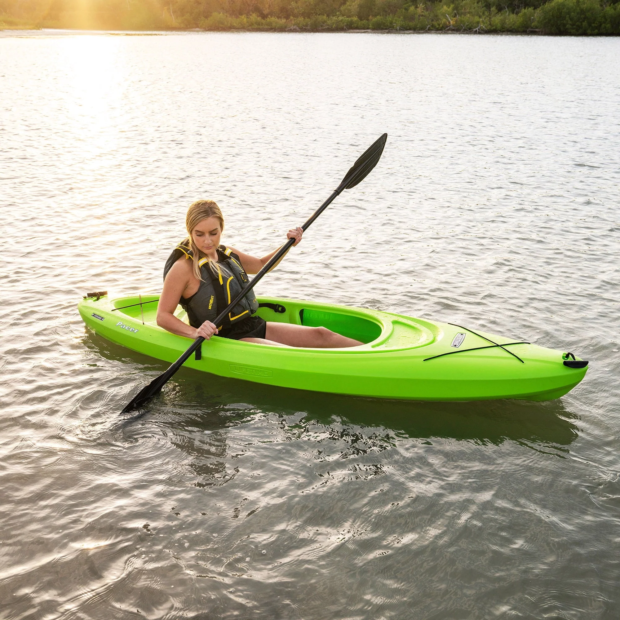 Lifetime Pacer 8 ft Sit-Inside Kayak, Green (91032) - Image 23