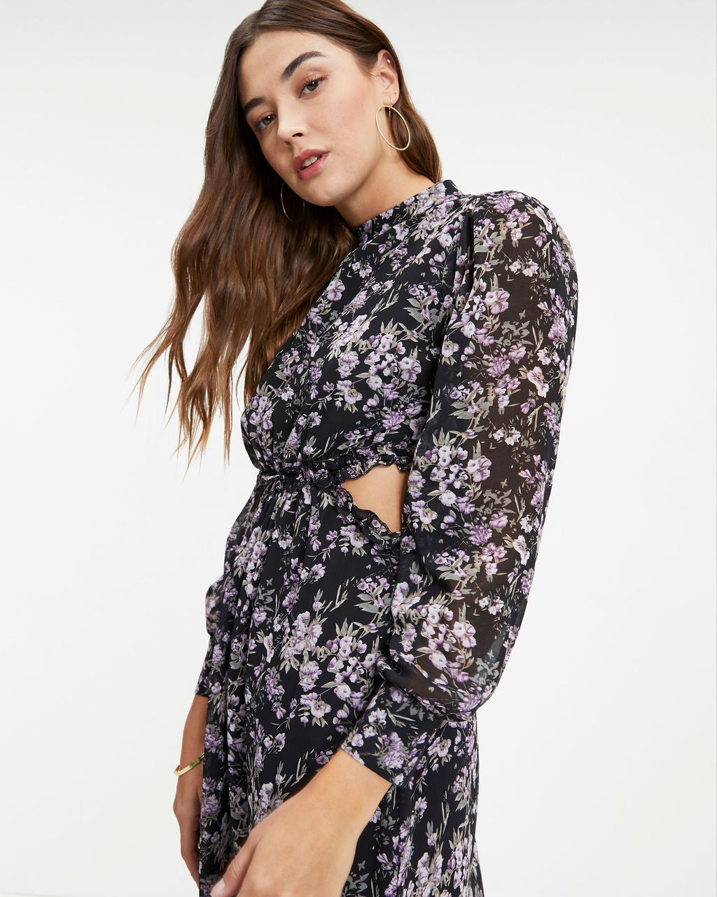 Making Dreams Come True Floral Cutout Maxi Dress - FINAL SALE - Se7enfashion