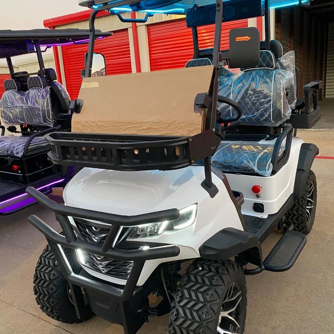 Revolution Outdoors Electron Charge 52V 150ah Loaded 4-Seater Battery Golf Cart for Outdoor - Image 2