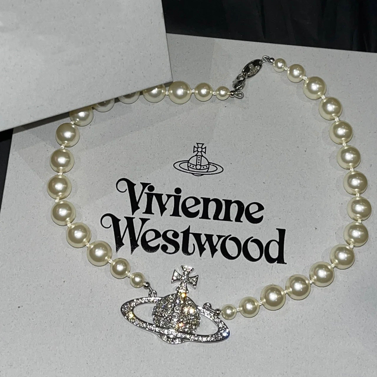 Vivienne Westwood Large Saturn Necklace - Original Replica Club