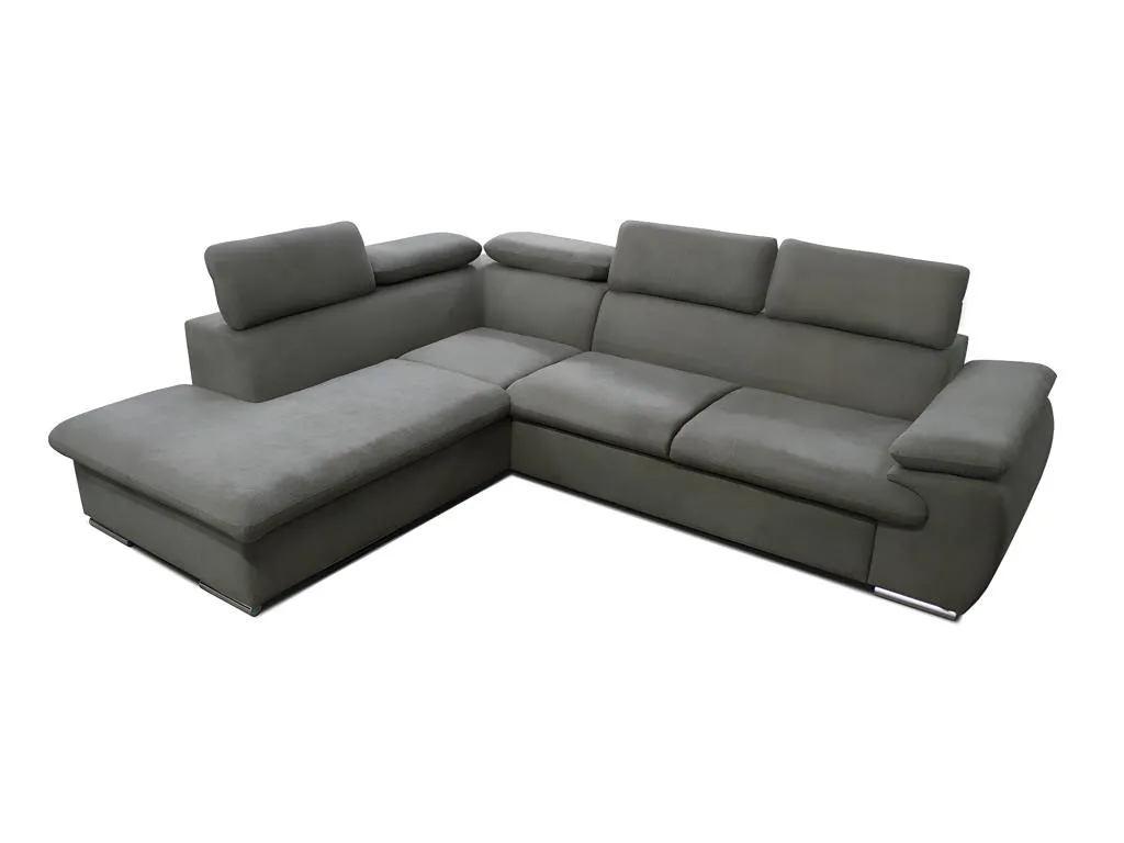 Sofá cama rinconero de tela Patriciabaezcasa - Ángulo izquierdo - Gris Patriciabaezcasa