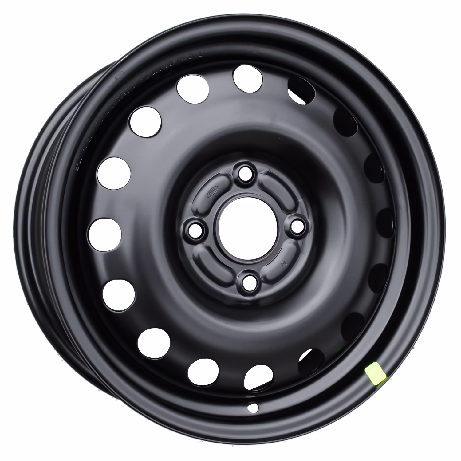 15 X 6 New Standard Replacement Steel Wheel Replica, Black, Fits 2004 - 2011 Ford Focus