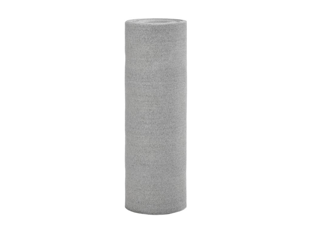 Red de privacidad gris claro 1x25 m HDPE 150 g/m²