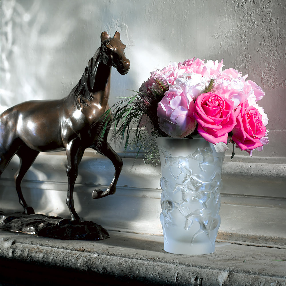 VASE MUSTANG - CRISTAL INCOLORE