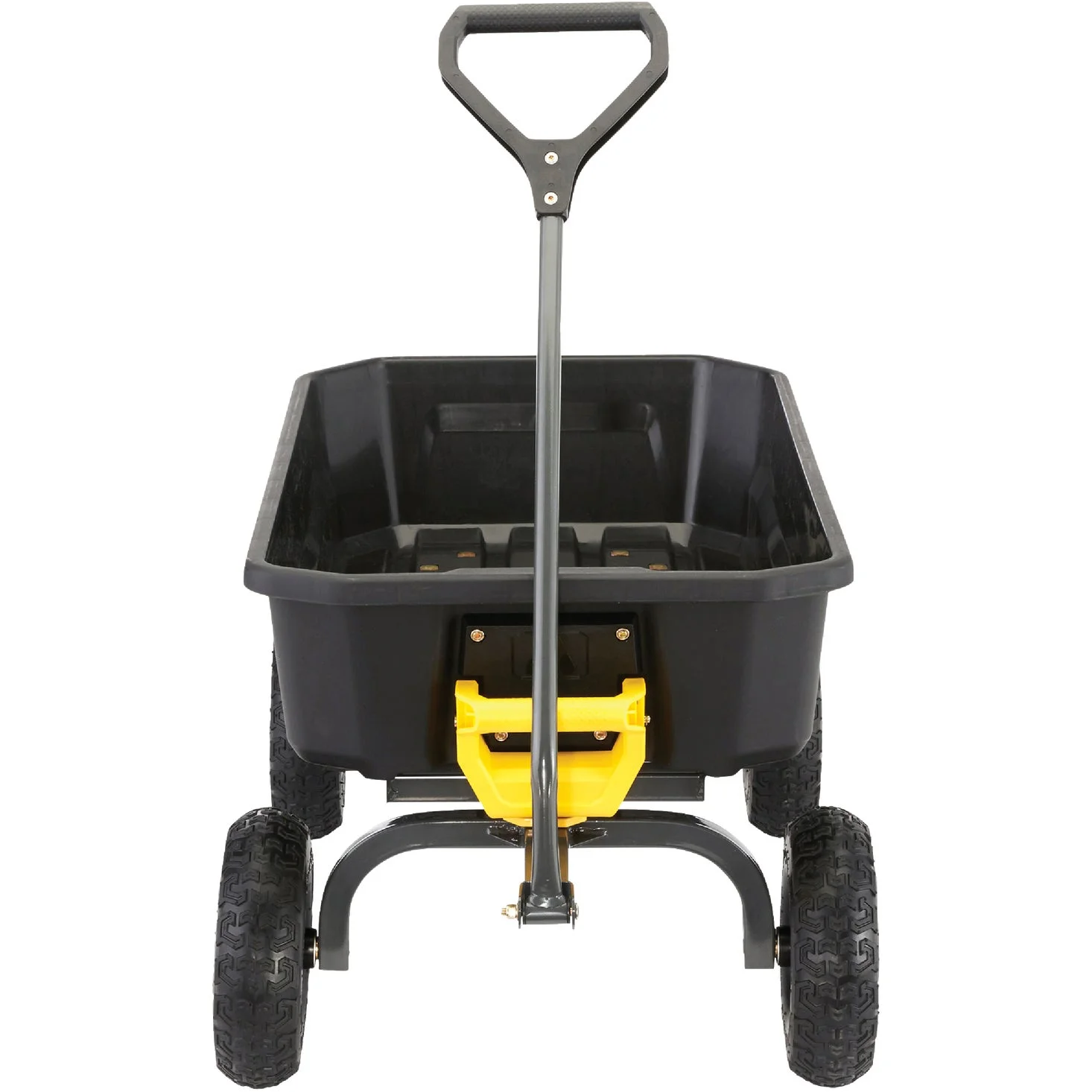 Gorilla Carts 4 Cu. ft. Poly Garden Dump Cart, 600 lbs. Capacity, 35 in. x 22 in. Bed, 10 in. Tires - Image 10