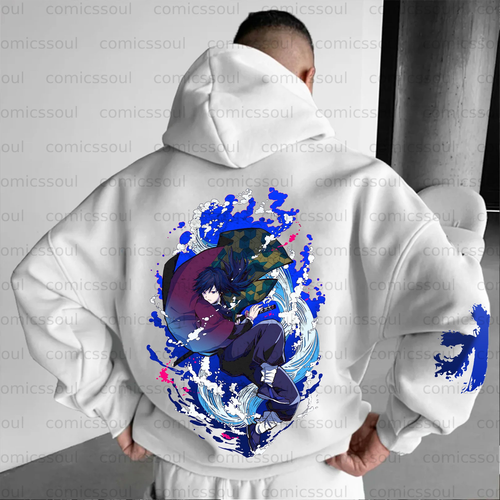 Unisex Anime Graphic Streetwear Vintage Hoodie