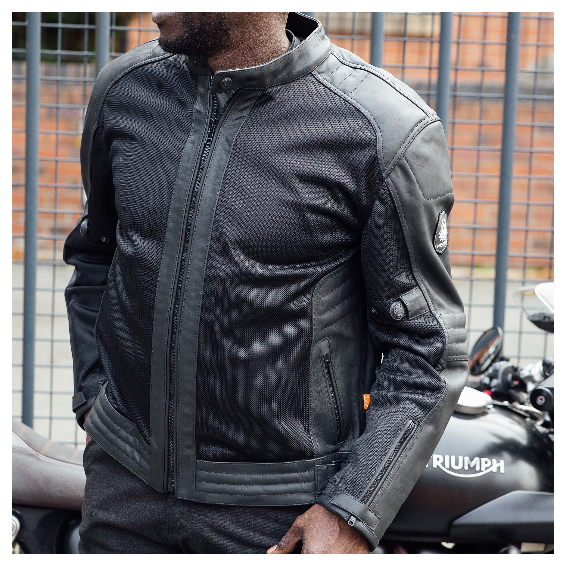 SportsBikeShop Merlin Rigger D3O Mesh Jacket